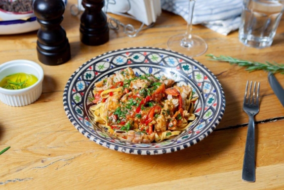 TAGLIATELLE CU CANOCCHIE
